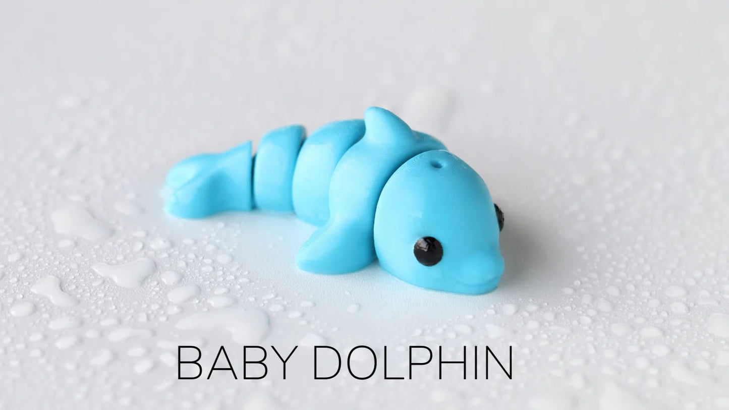 Baby Dolphin Key Chain