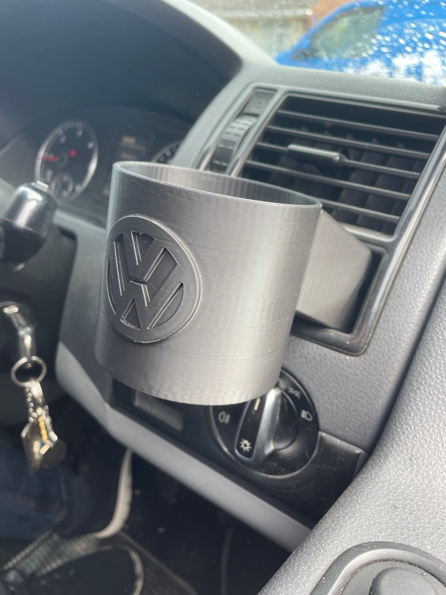 Cup Holder for VW Transporter T5 T5.1 with Volkswagen Logo