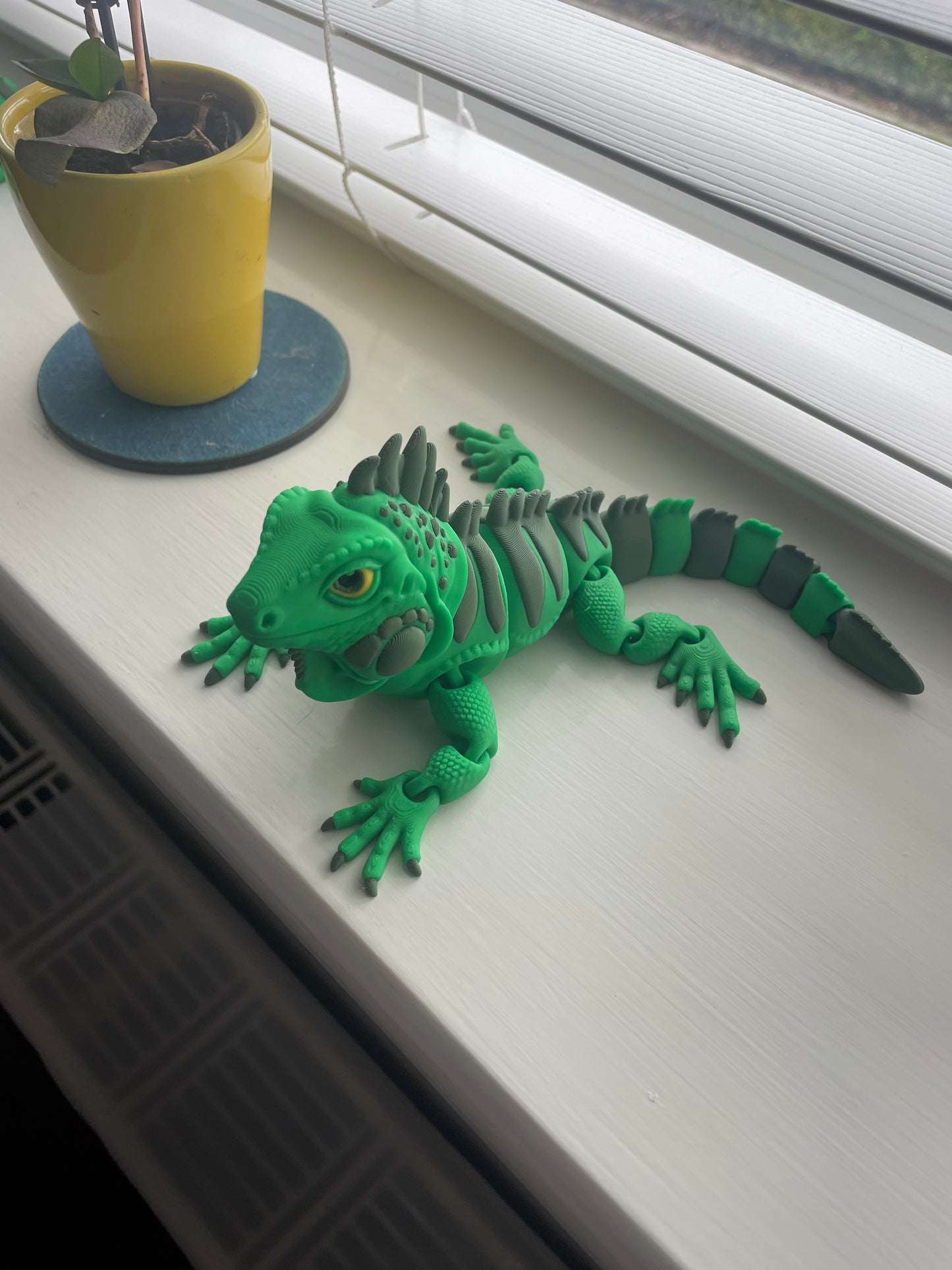 Poseable 3D Printed Iguana Reptile Figure