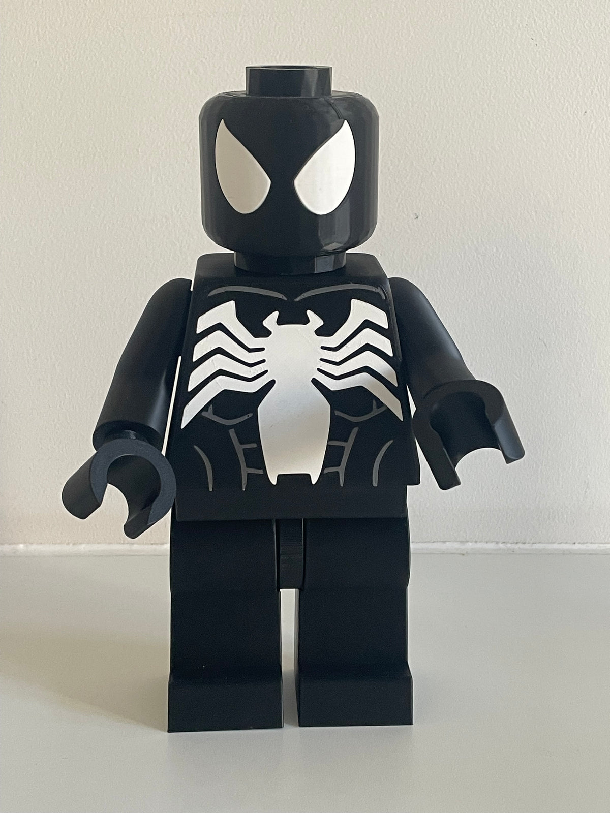 Large brick man Venom 24cm Tall Figure Lego Inspired