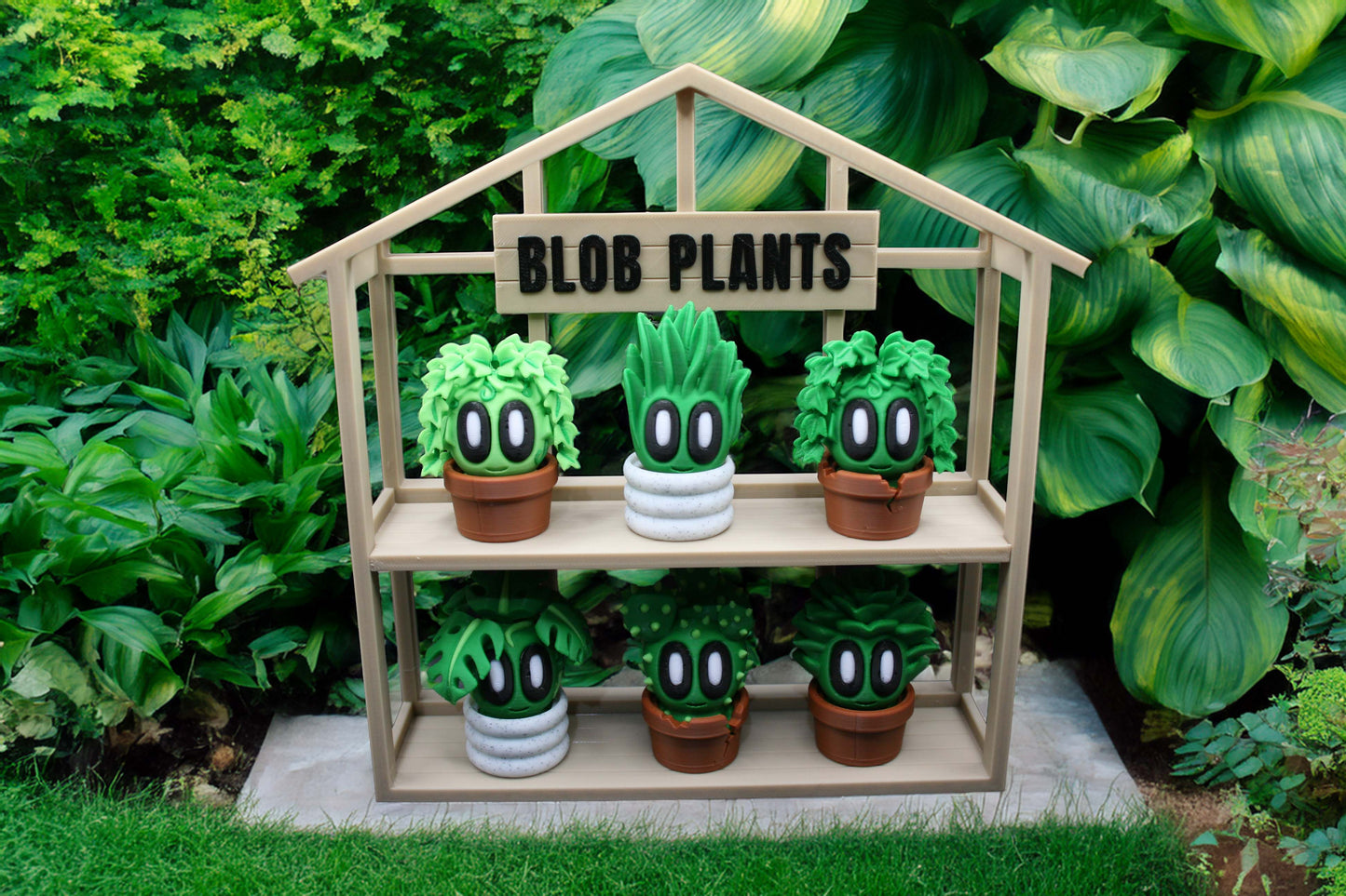Blob Plants: Quirky Succulent & Cactus Figures