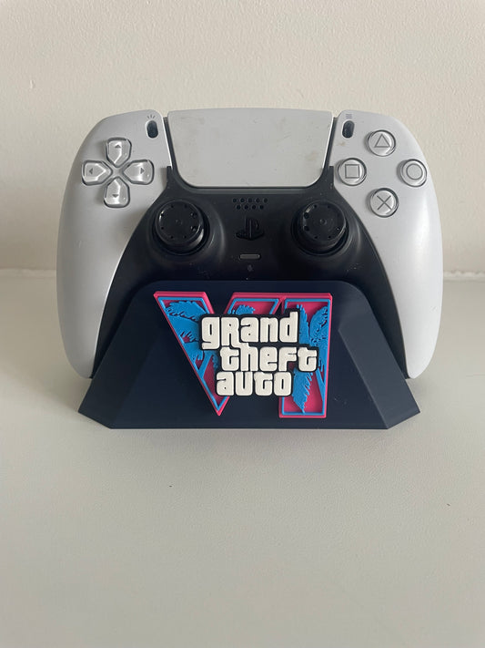 GTA 6 PS5 Controller Stand – 3D Printed Gaming Display & Storage Holder