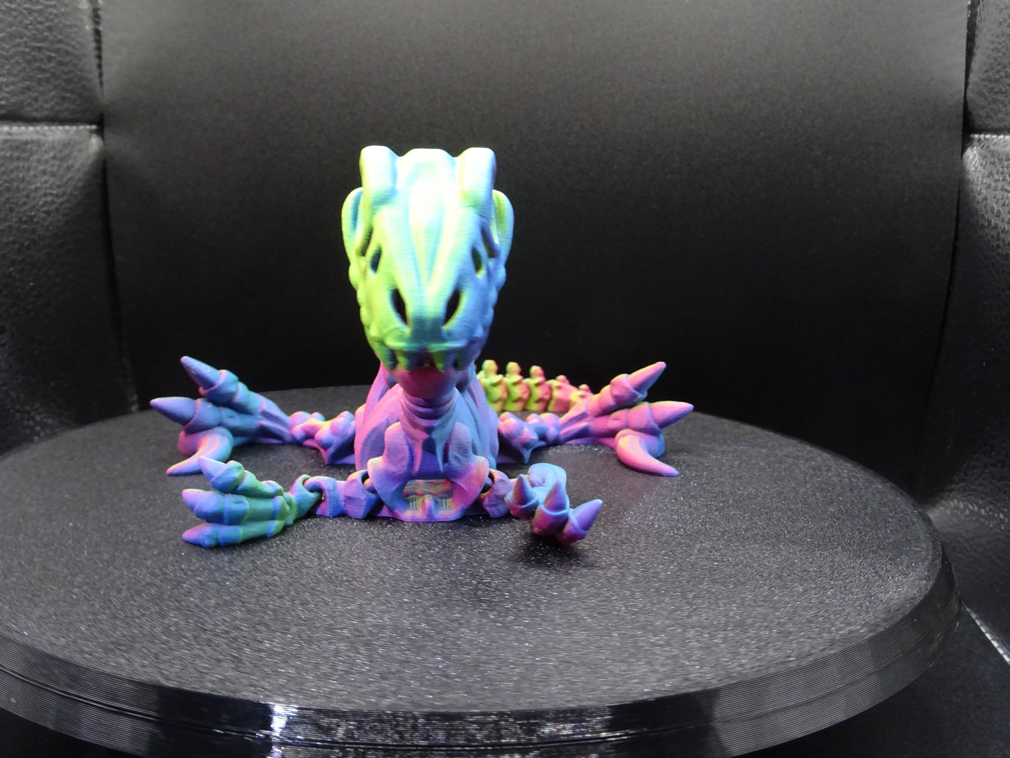 Large Skeleton Velociraptor Raptor 3D Printed Articulating Flexi Fidget display collection