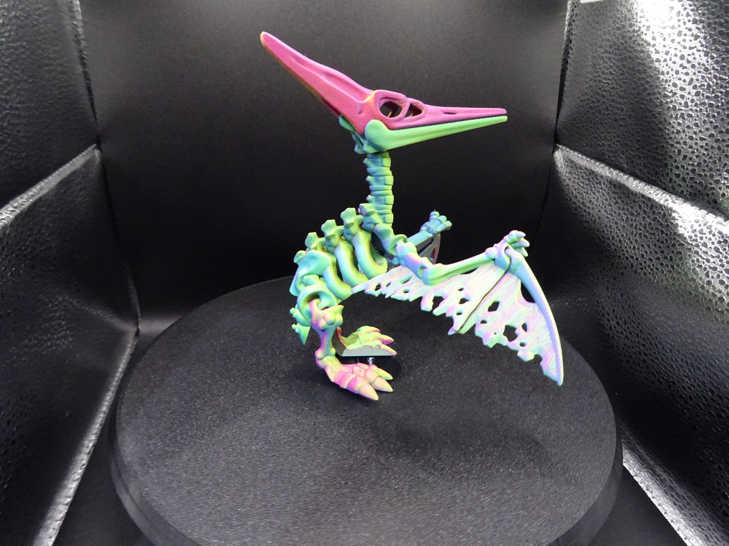 Skeleton Pteranodon 3D Printed Articulating Flexi Fidget display collection