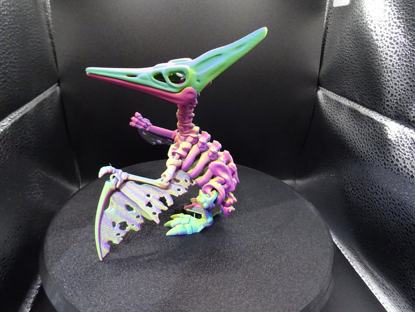 Skeleton Pteranodon 3D Printed Articulating Flexi Fidget display collection
