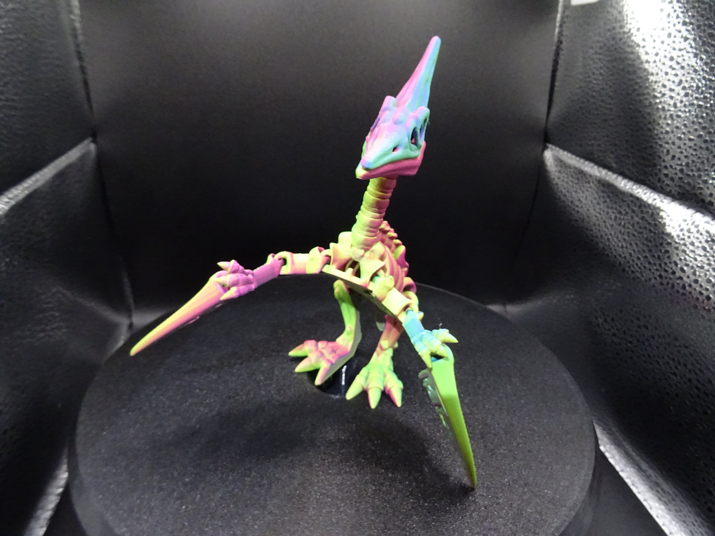 Skeleton Pteranodon 3D Printed Articulating Flexi Fidget display collection
