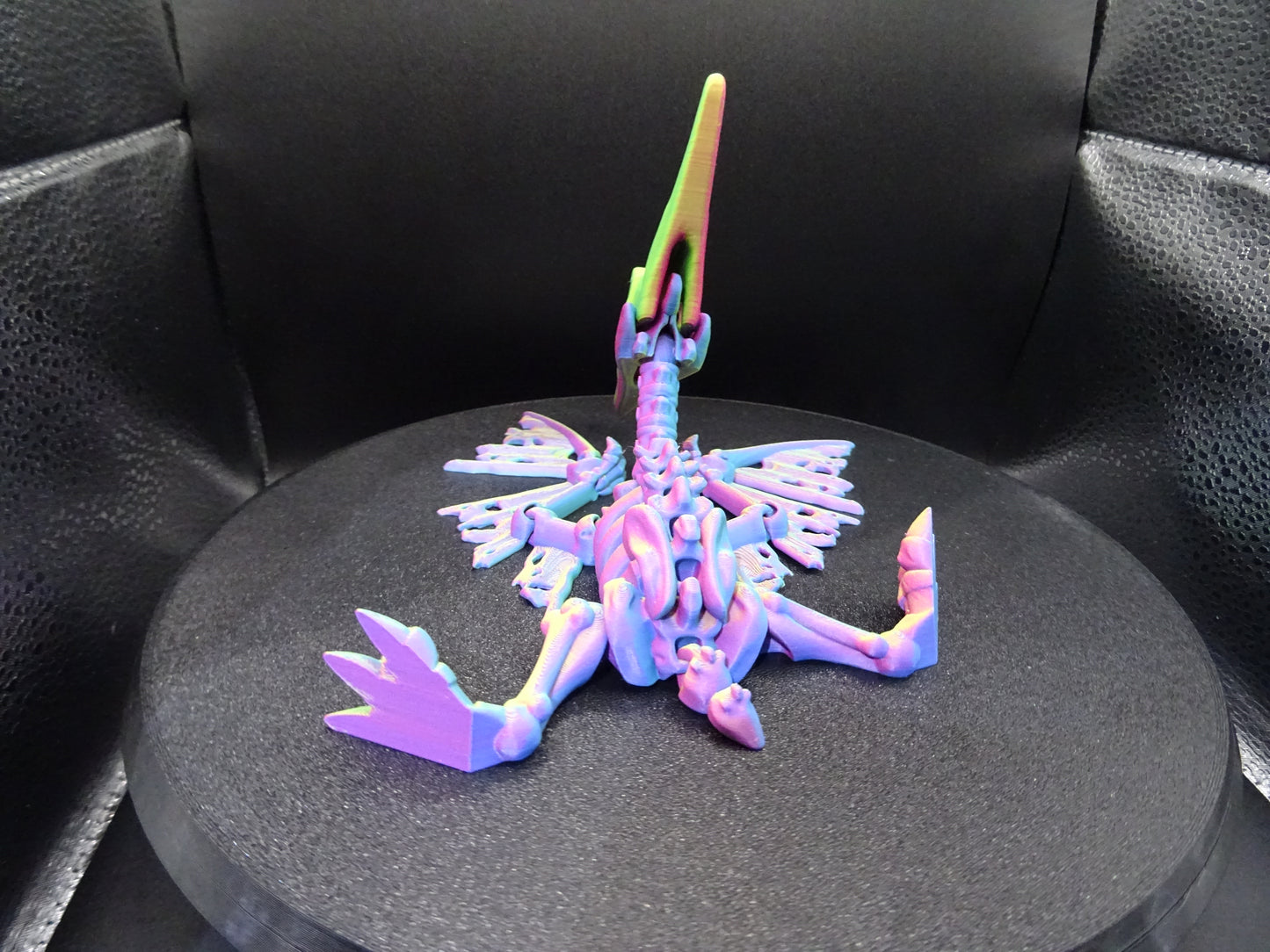 Skeleton Pteranodon 3D Printed Articulating Flexi Fidget display collection