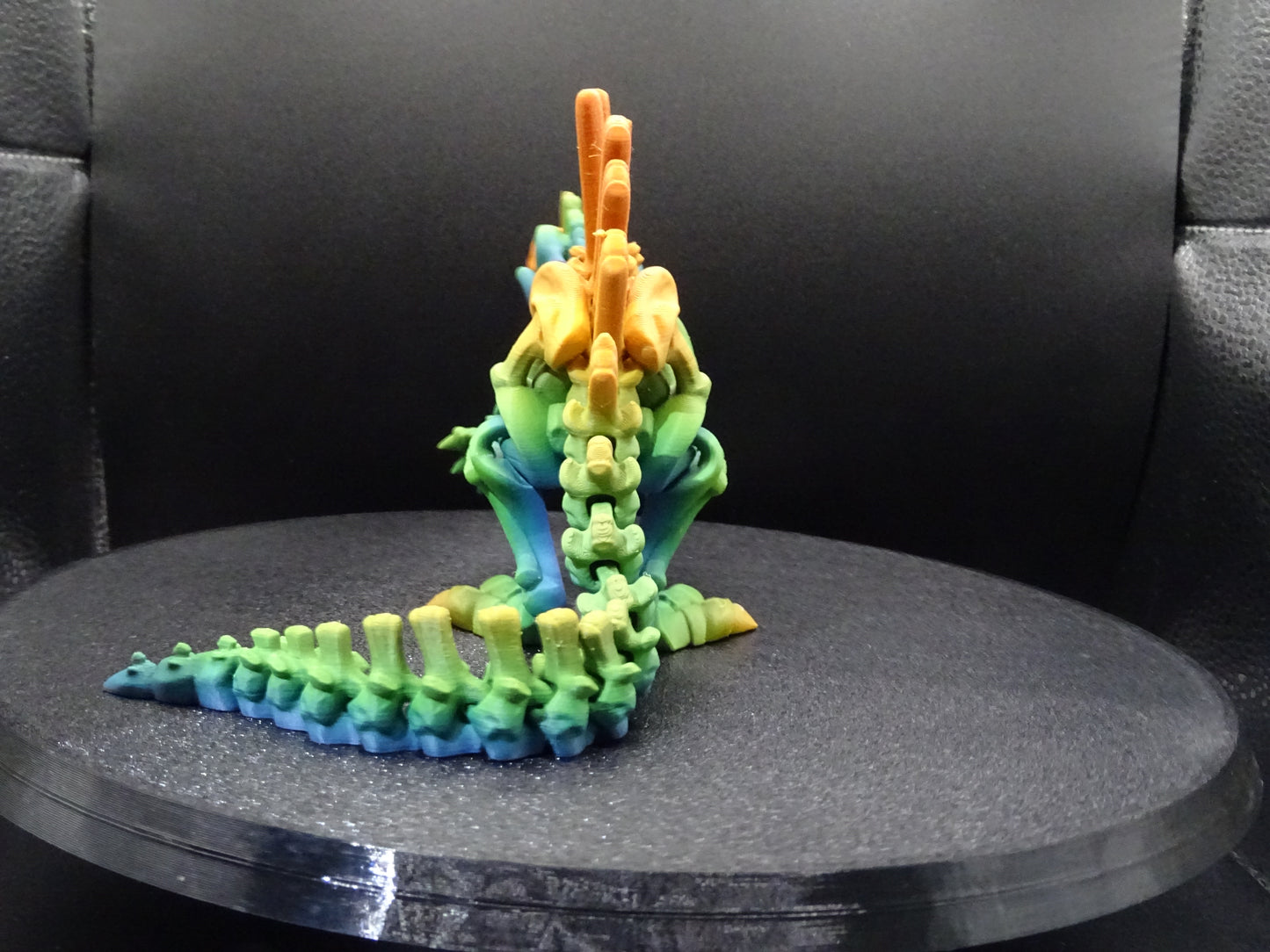 Skeleton Spinosaurus 3D Printed Articulating Flexi Fidget display collection