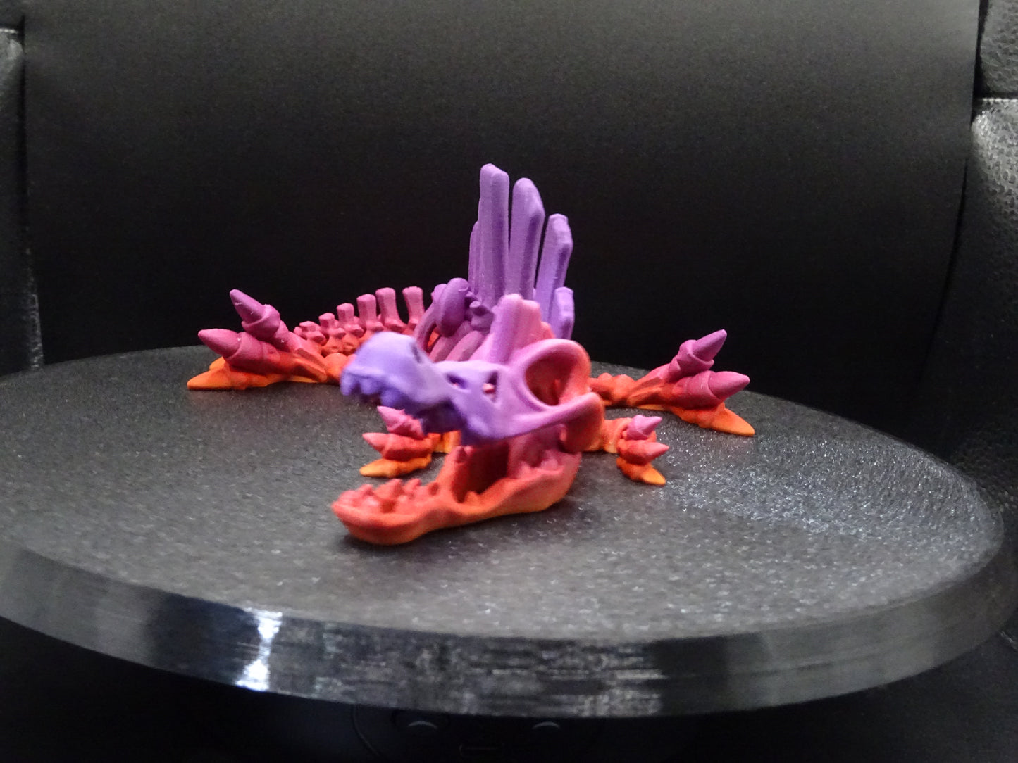 Skeleton Spinosaurus 3D Printed Articulating Flexi Fidget display collection