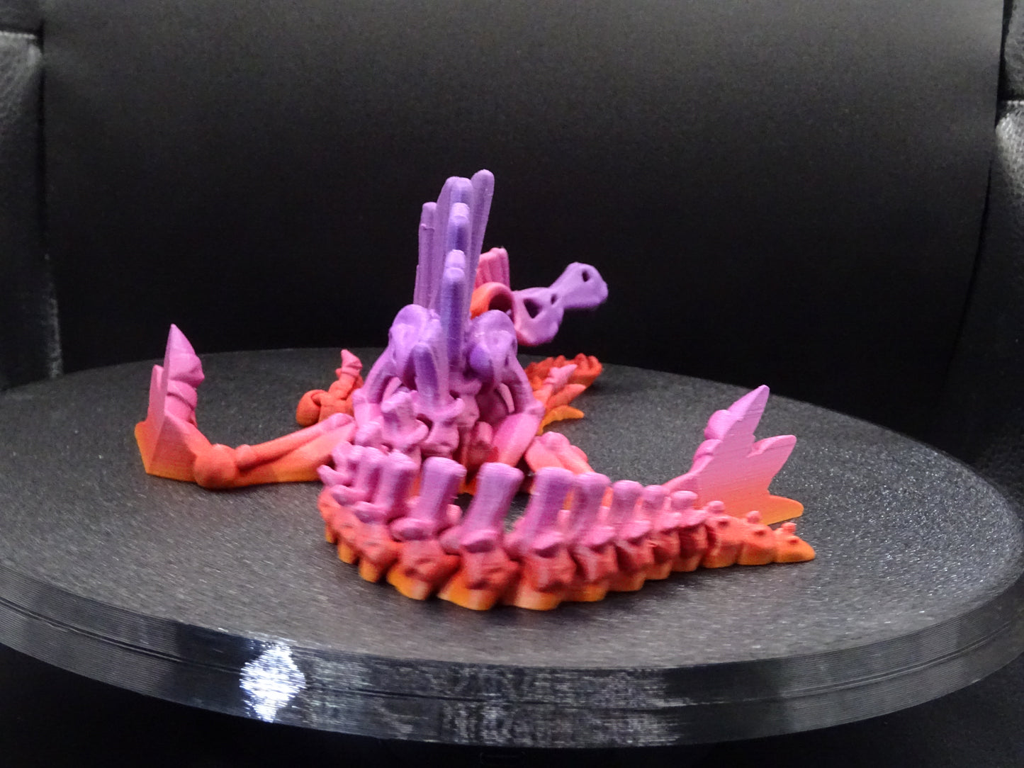 Skeleton Spinosaurus 3D Printed Articulating Flexi Fidget display collection