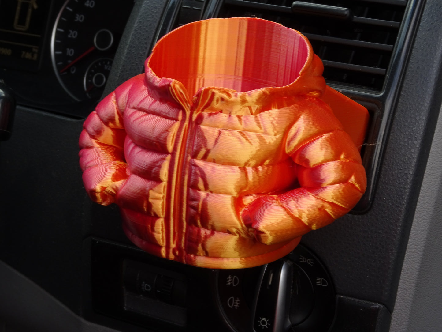 Puffer Jacket cup Holder for VW Transporter T5 T5.1 Volkswagen camper or van