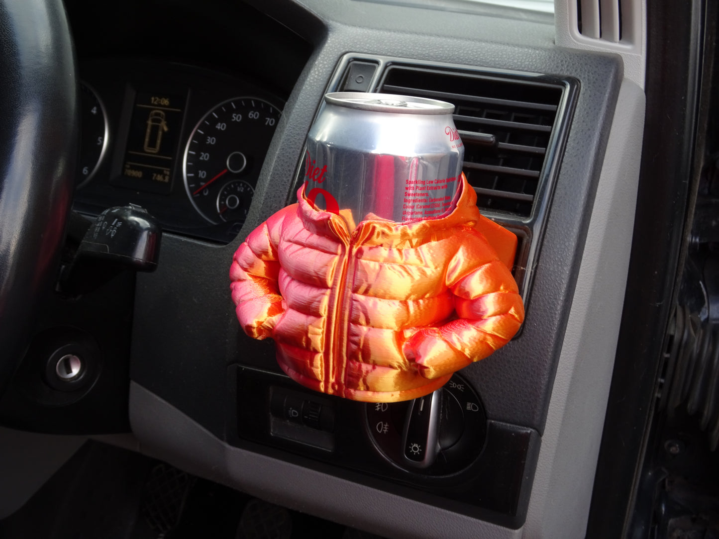 Puffer Jacket cup Holder for VW Transporter T5 T5.1 Volkswagen camper or van