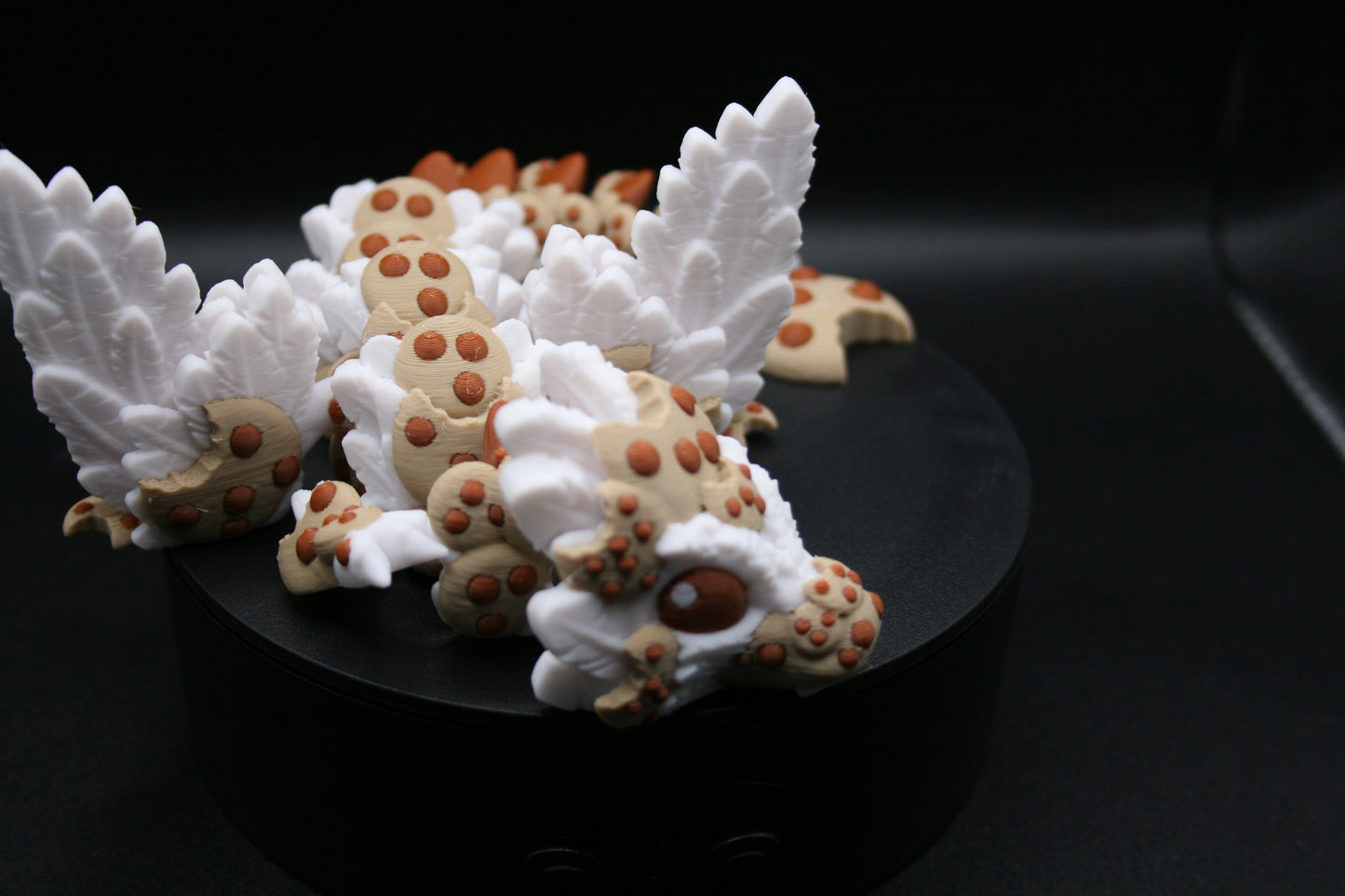 Chocolate Chip cookie dragon, 3d printed Milk Chocolate Cookies Articulated flexi fidget