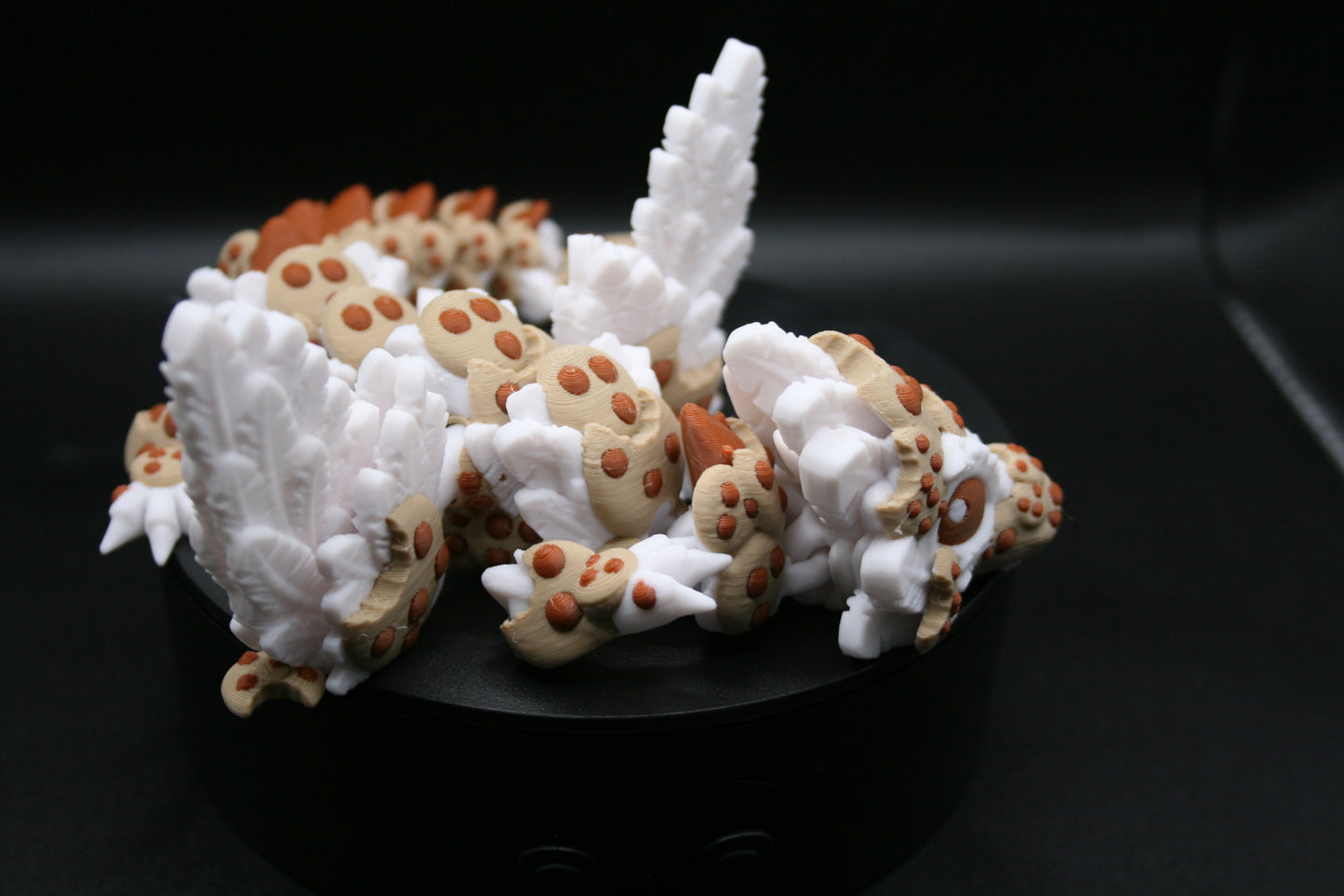 Chocolate Chip cookie dragon, 3d printed Milk Chocolate Cookies Articulated flexi fidget