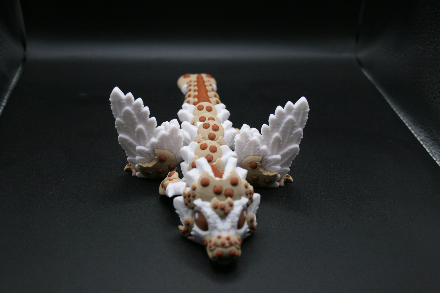 Chocolate Chip cookie dragon, 3d printed Milk Chocolate Cookies Articulated flexi fidget