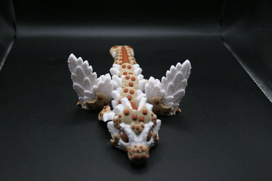 Chocolate Chip cookie dragon, 3d printed Milk Chocolate Cookies Articulated flexi fidget