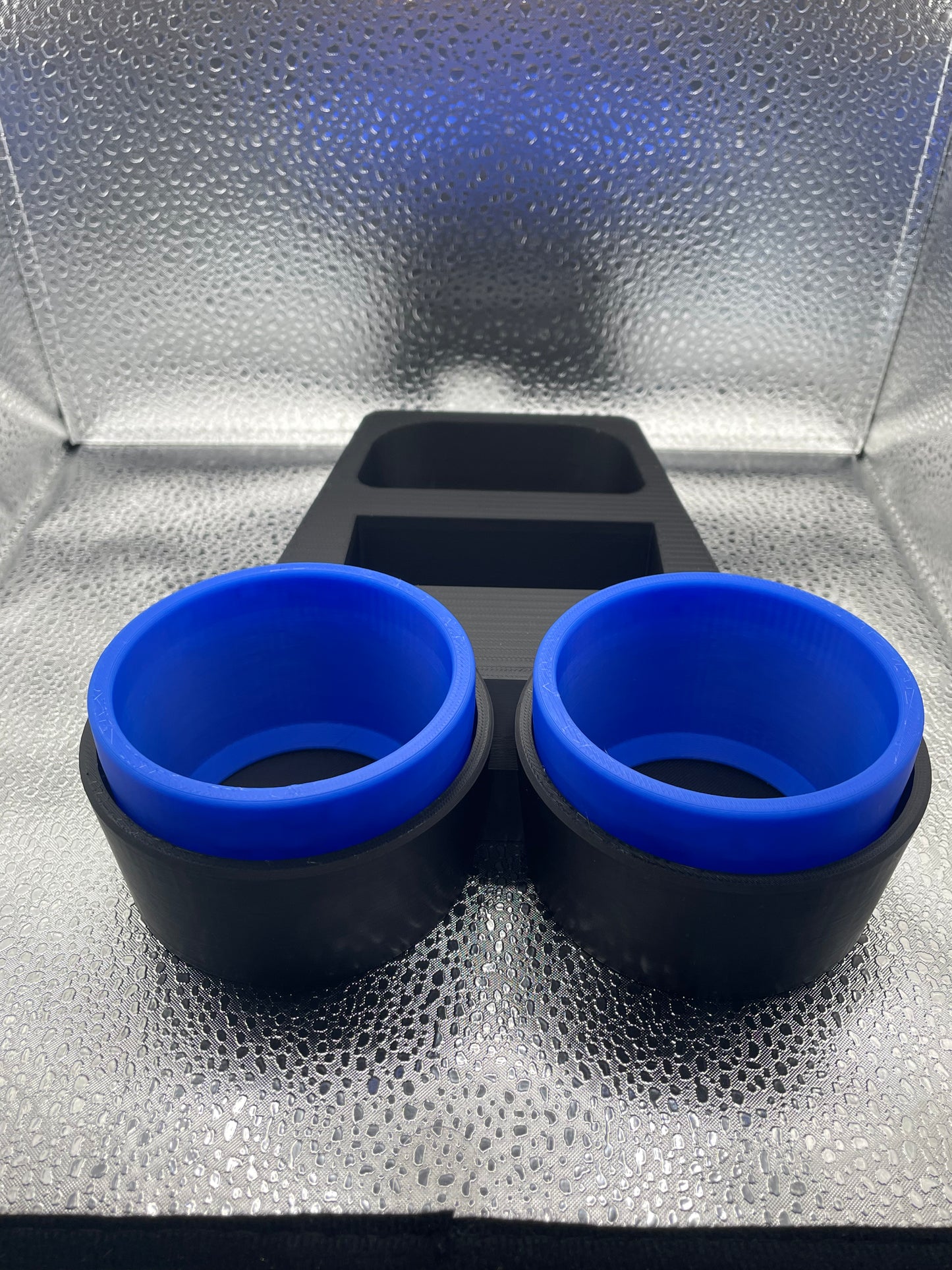 VW Twin Cup Holder for T6 with coloured inserts