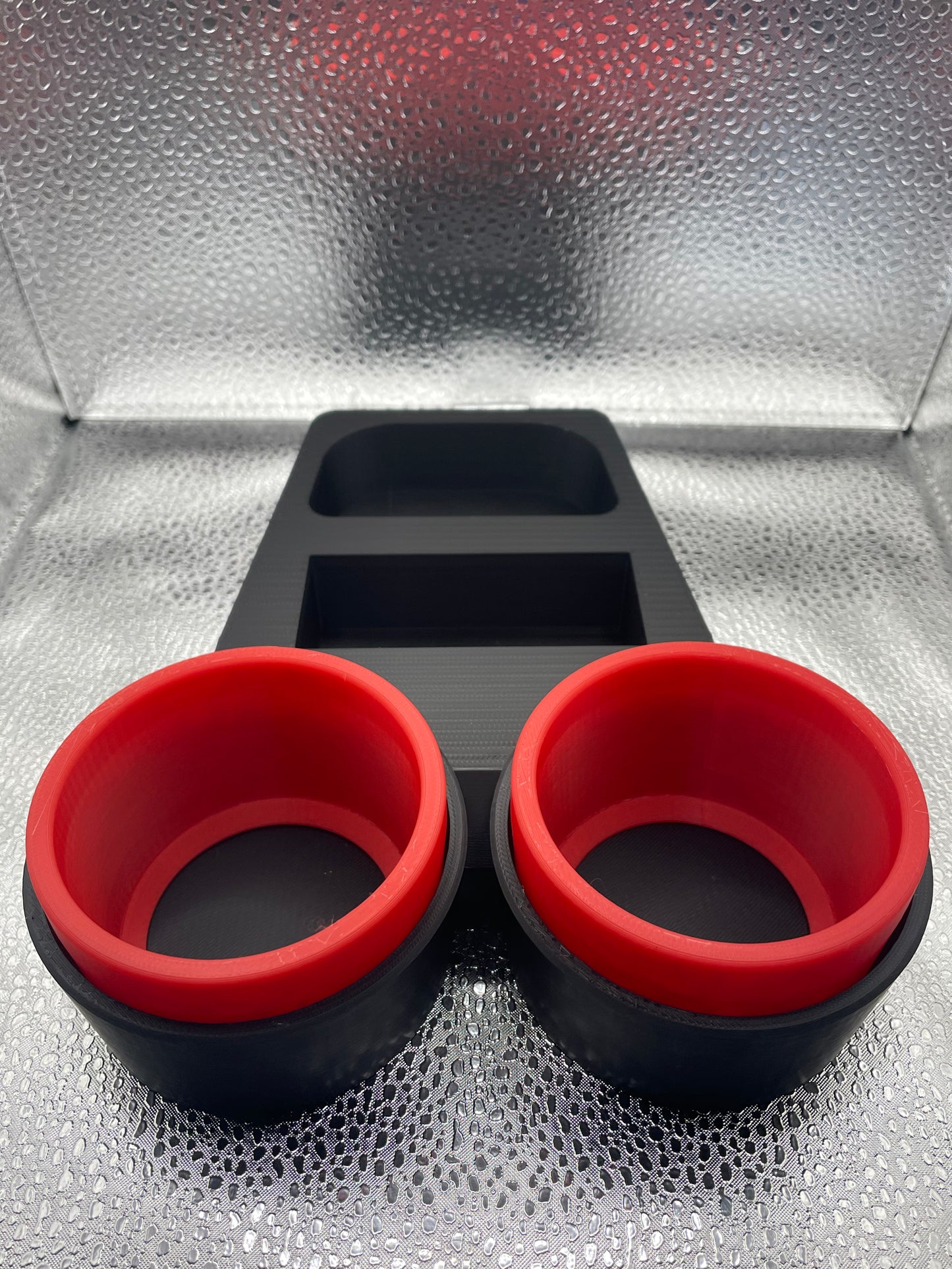 VW Twin Cup Holder for T6 with coloured inserts