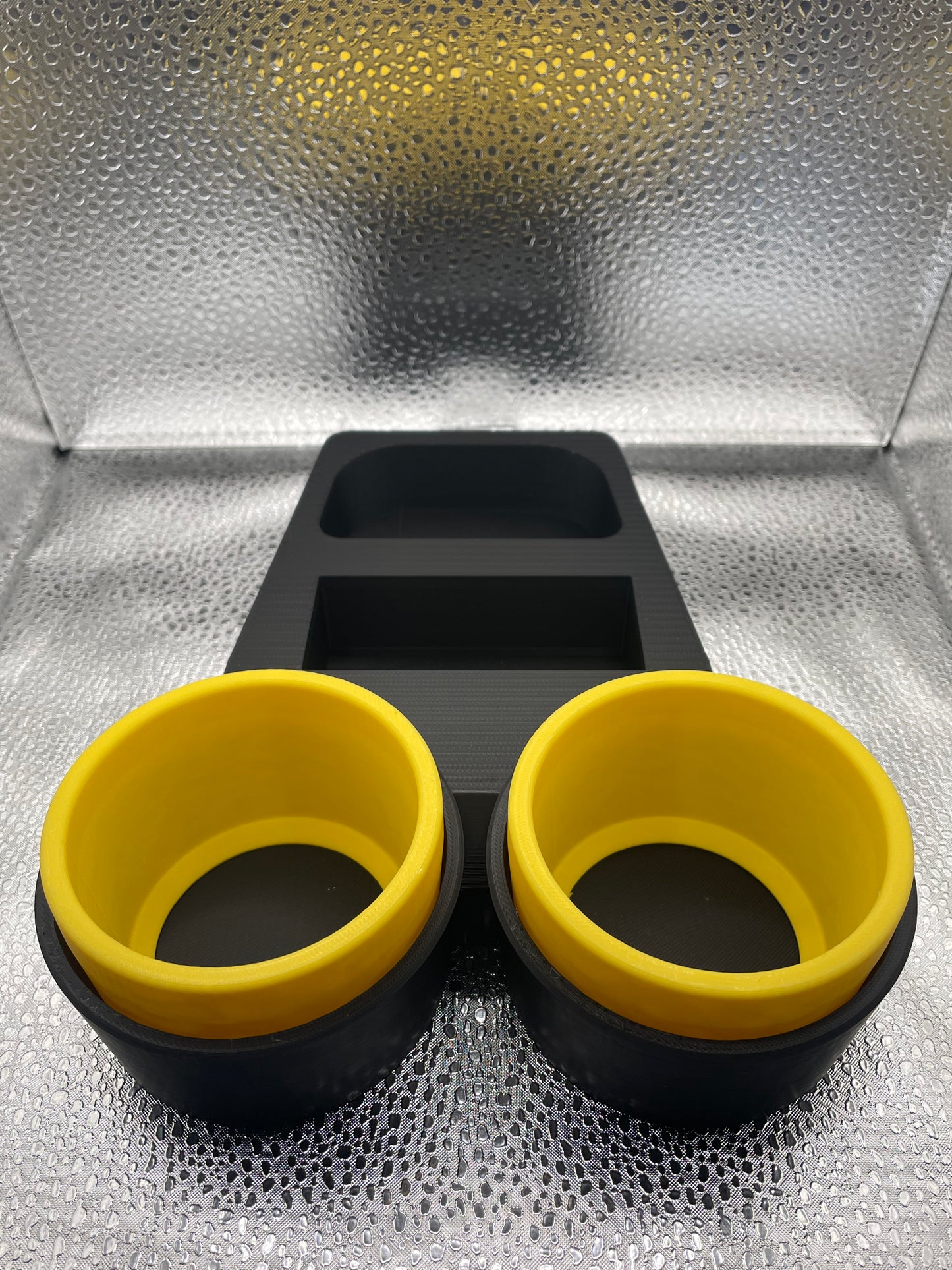 VW Twin Cup Holder for T6 with coloured inserts
