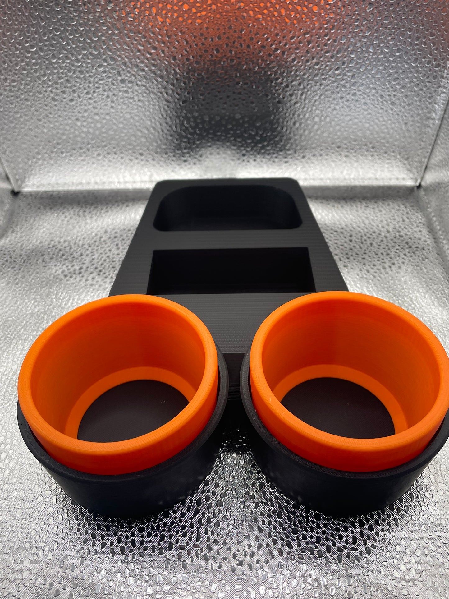 VW Twin Cup Holder for T6 with coloured inserts