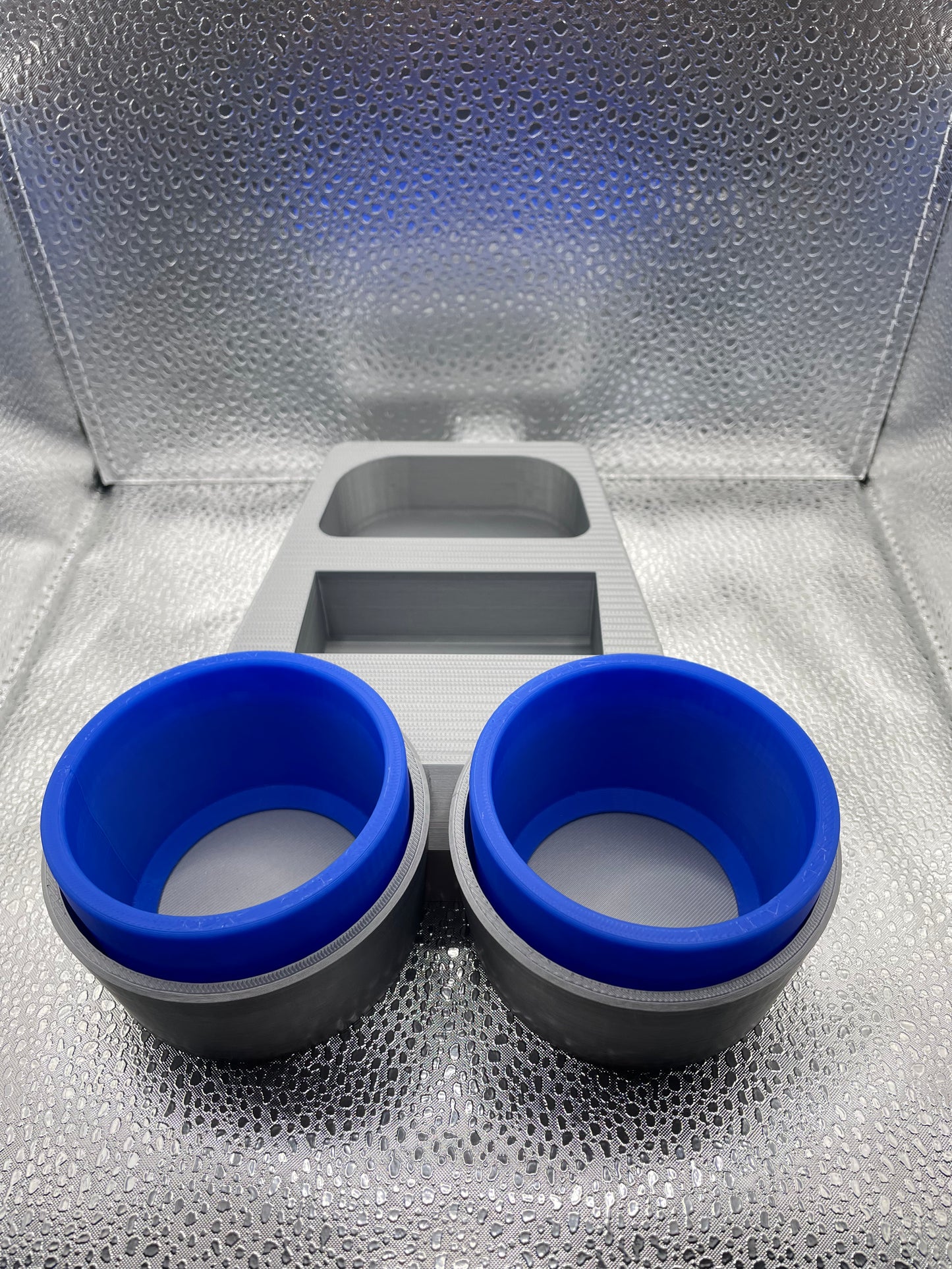 VW Twin Cup Holder for T6 with coloured inserts