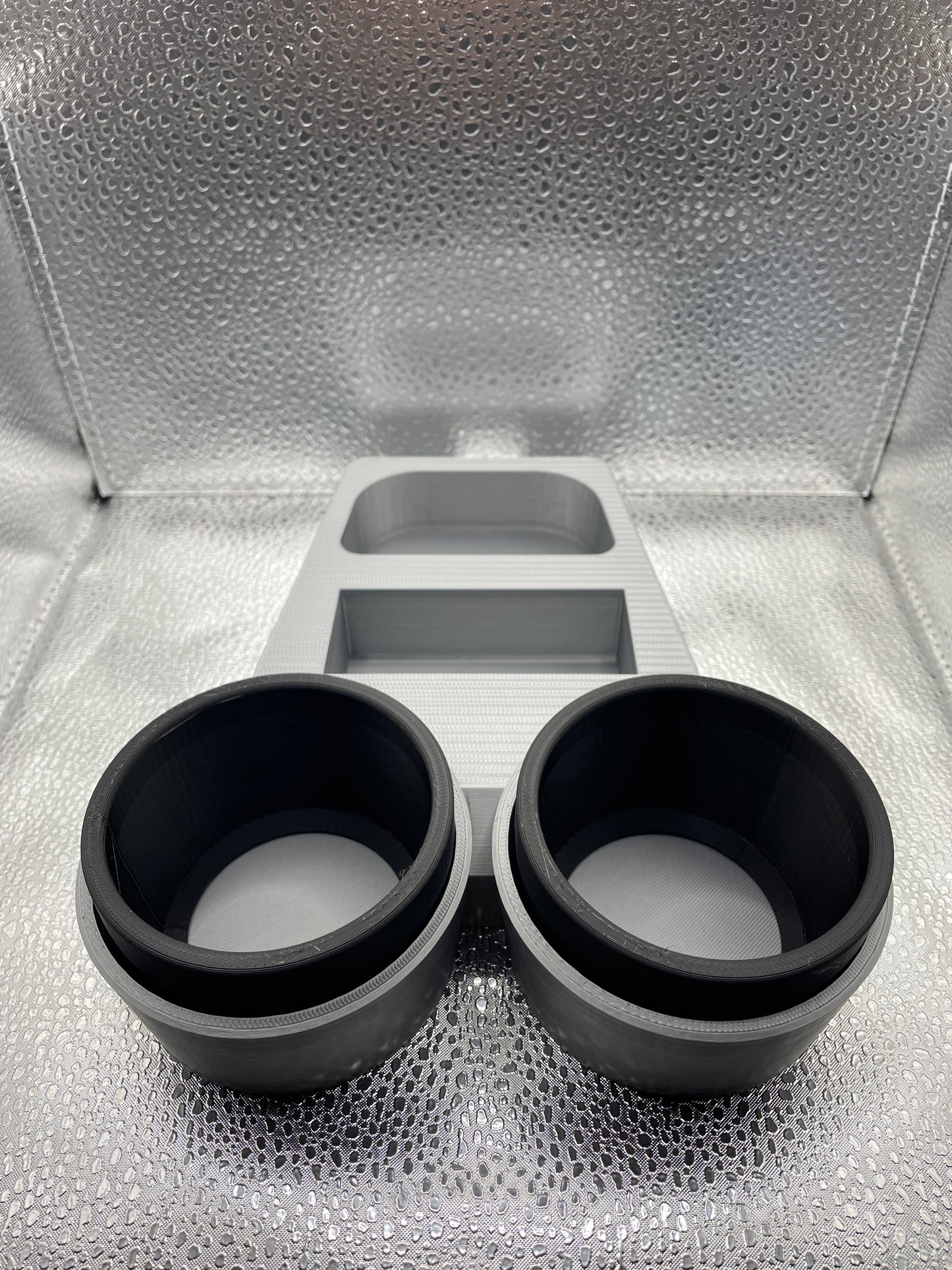 VW Twin Cup Holder for T6 with coloured inserts