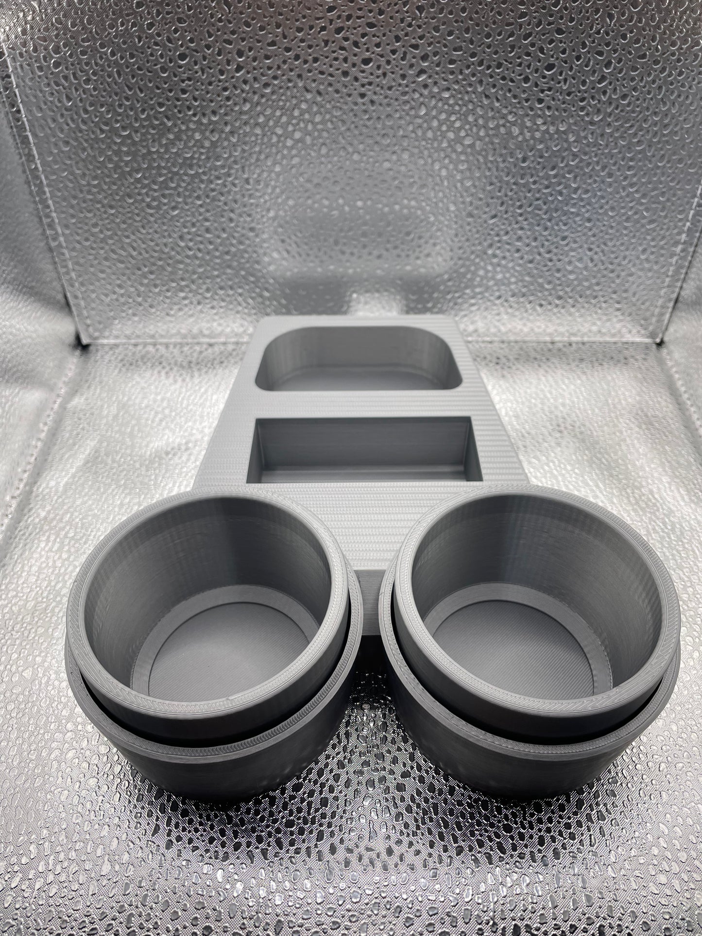 VW Twin Cup Holder for T6 with coloured inserts