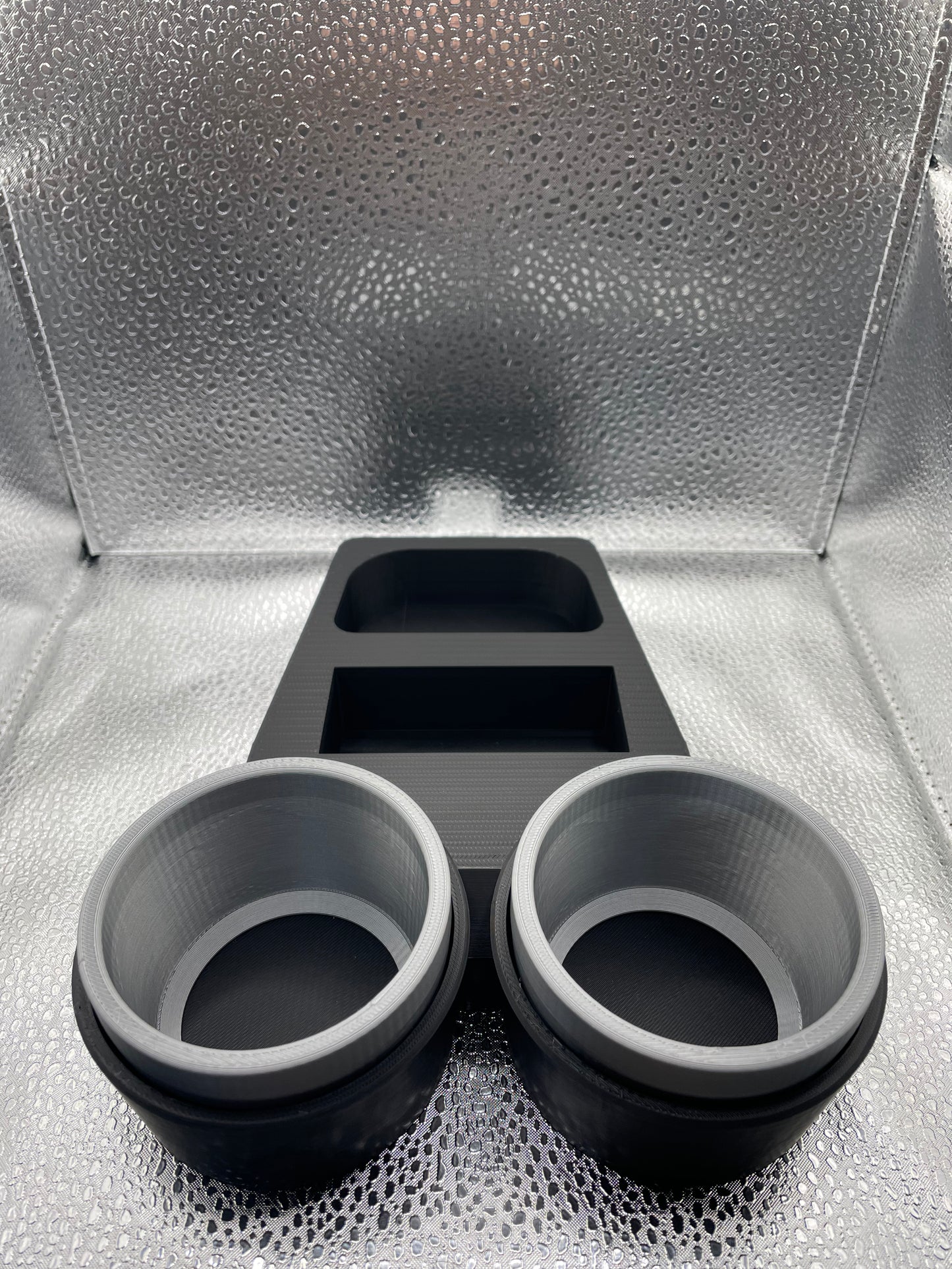 VW Twin Cup Holder for T6 with coloured inserts