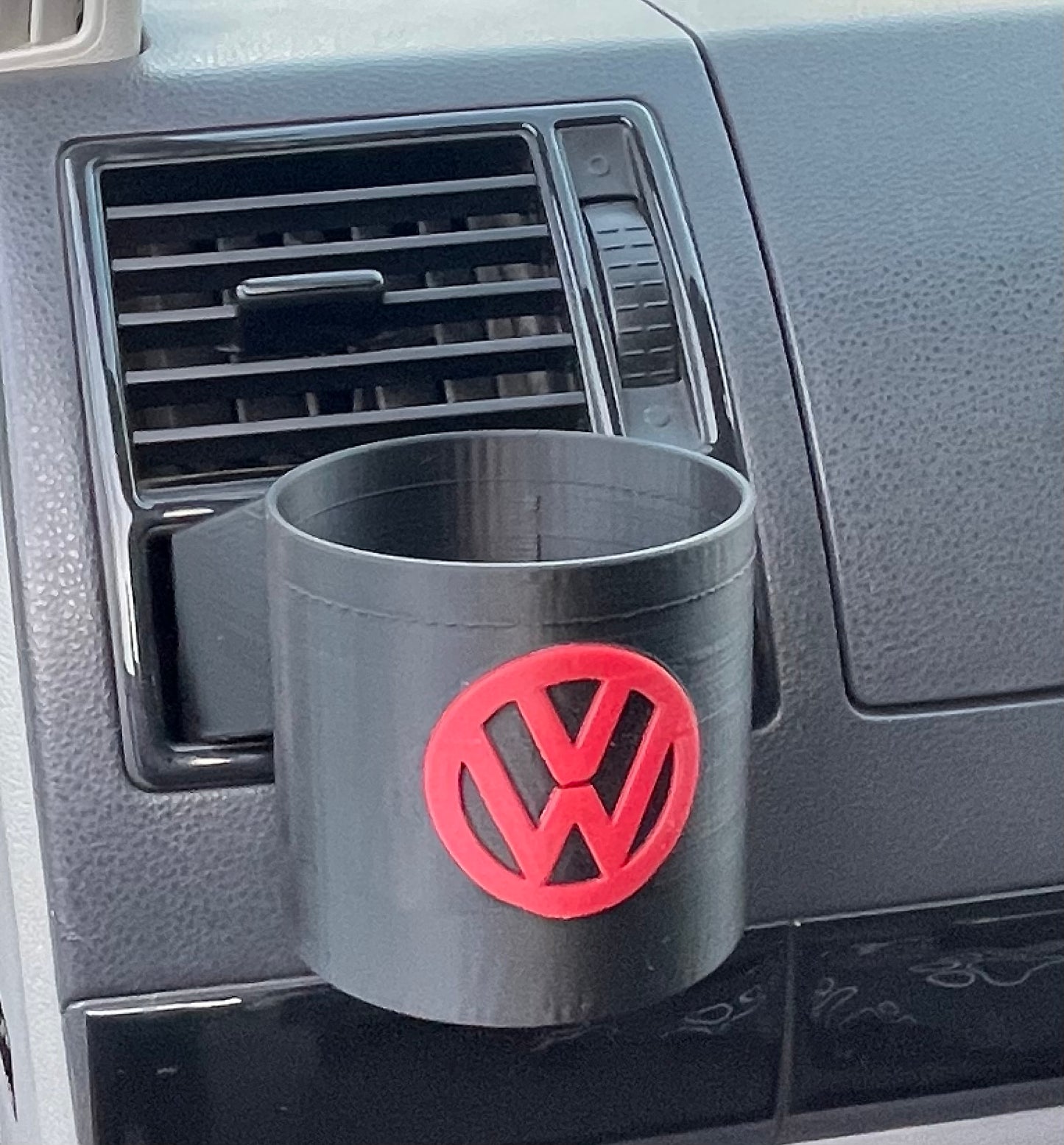 Full Set of Cup Holder for VW Transporter T5 T5.1 with Volkswagen Coloured Logo