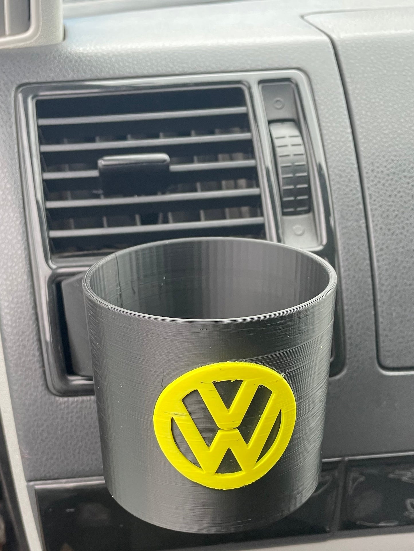 Full Set of Cup Holder for VW Transporter T5 T5.1 with Volkswagen Coloured Logo