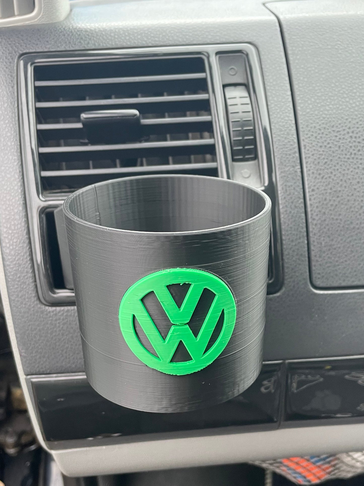 Full Set of Cup Holder for VW Transporter T5 T5.1 with Volkswagen Coloured Logo