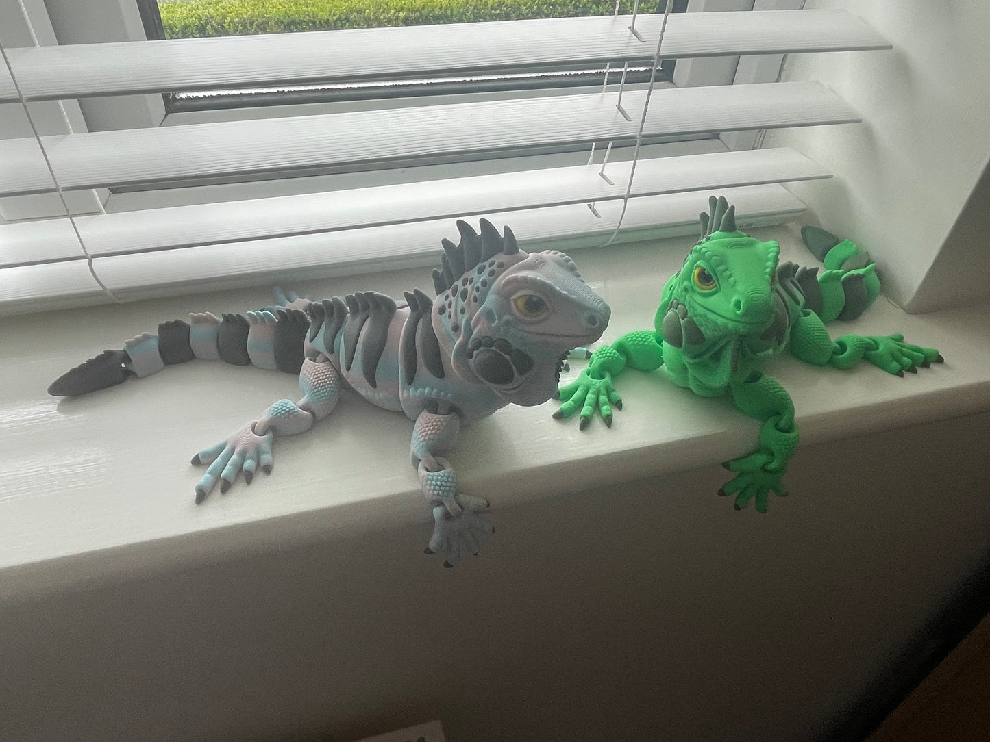 Poseable 3D Printed Iguana Reptile Figure