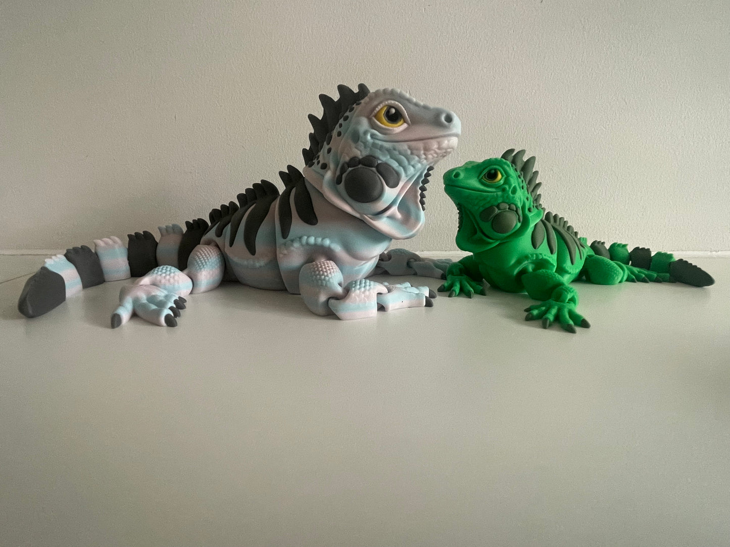 Poseable 3D Printed Iguana Reptile Figure