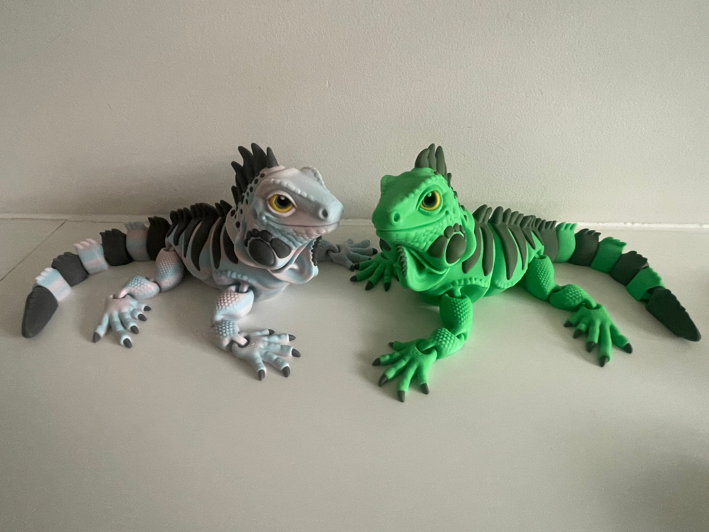 Poseable 3D Printed Iguana Reptile Figure