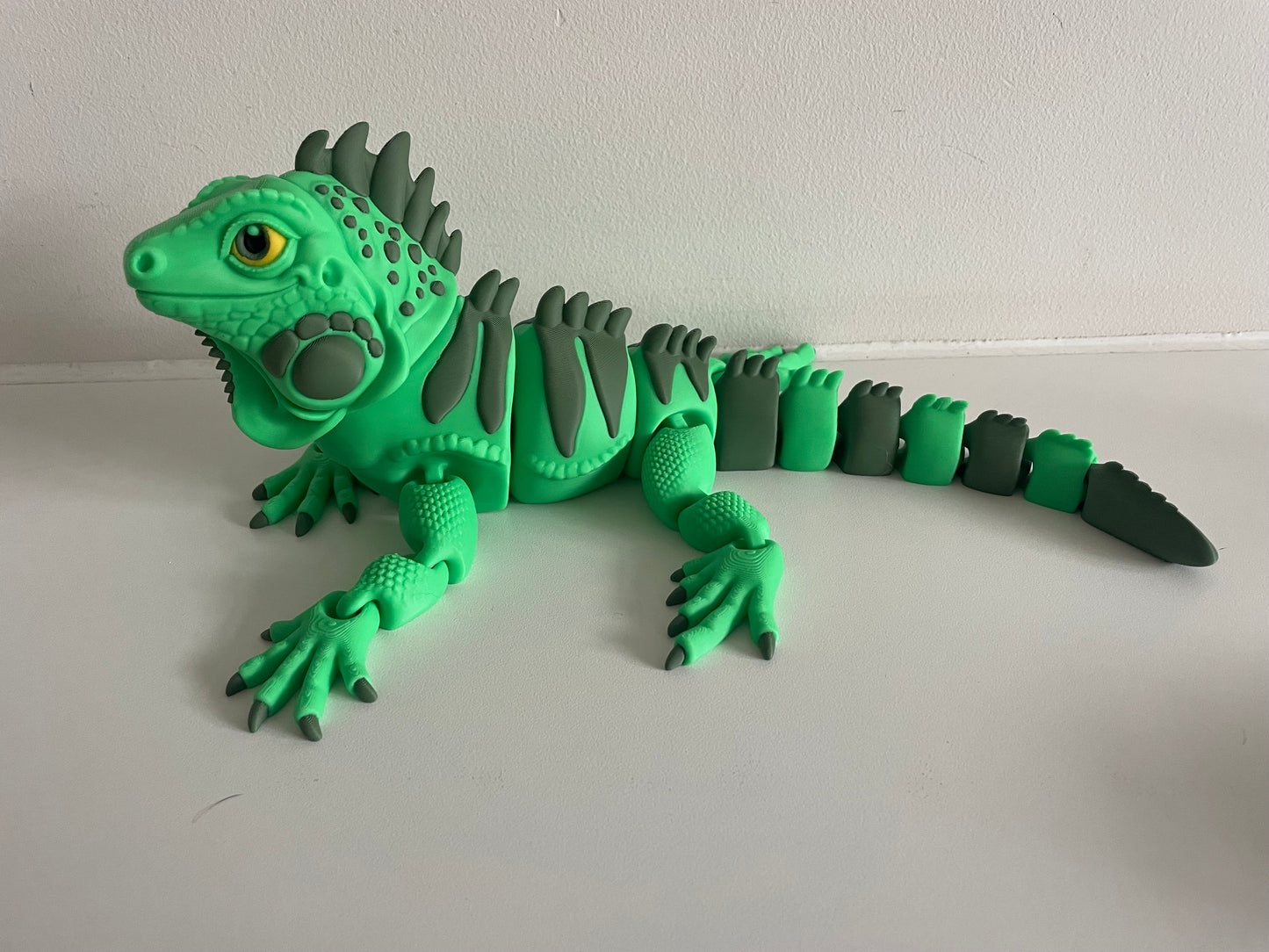 Poseable 3D Printed Iguana Reptile Figure