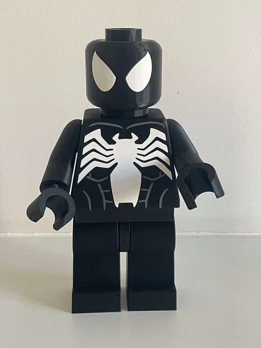 Large brick man Venom 24cm Tall Figure Lego Inspired
