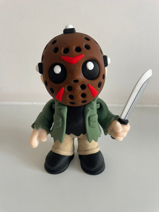 Jason Voorhees 13.5cm full colour 3D printed figure Friday the 13th